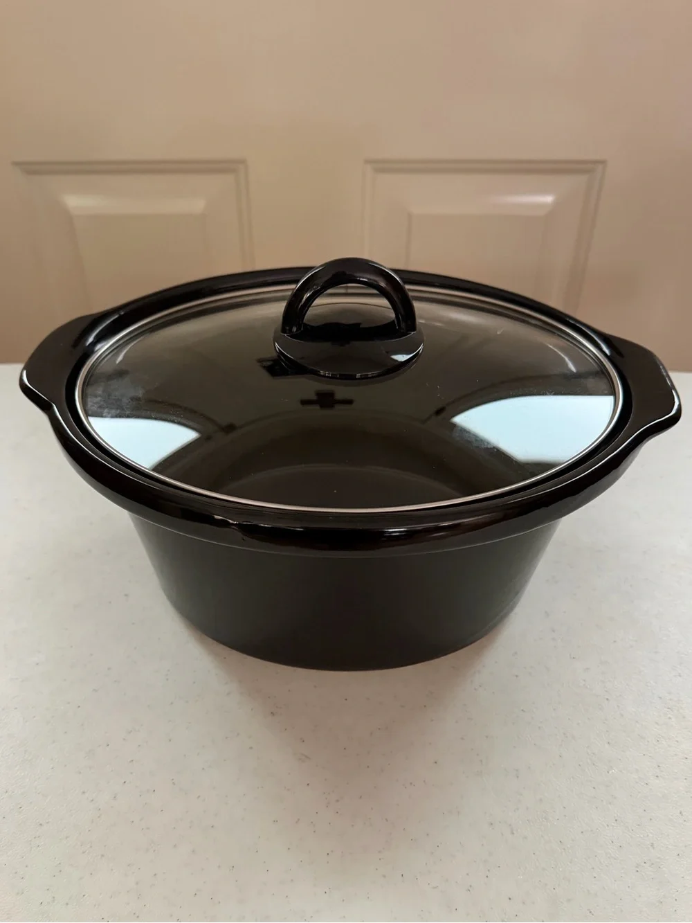 Crockpot Replacement Glass Covered Casserole Pot - 4-4.5 qt
